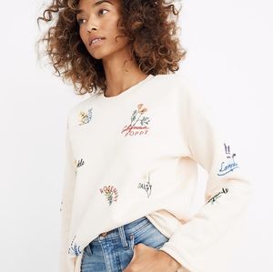 Madewell botanical sweater
